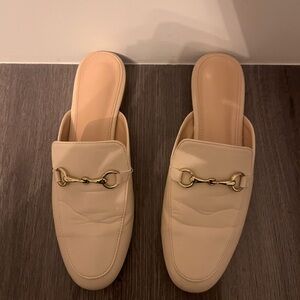 Elegant Cream Slip-On Loafers